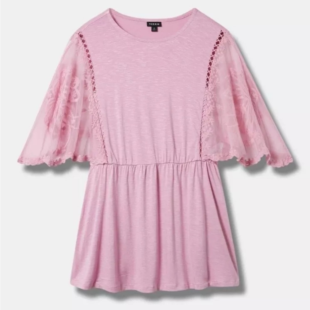 Torrid Soft Pink Knit Top